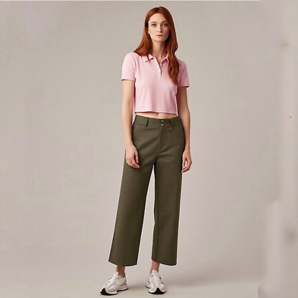 Hudson North | High Rise Wide Leg Pants‎ in Dark Olive Size 12